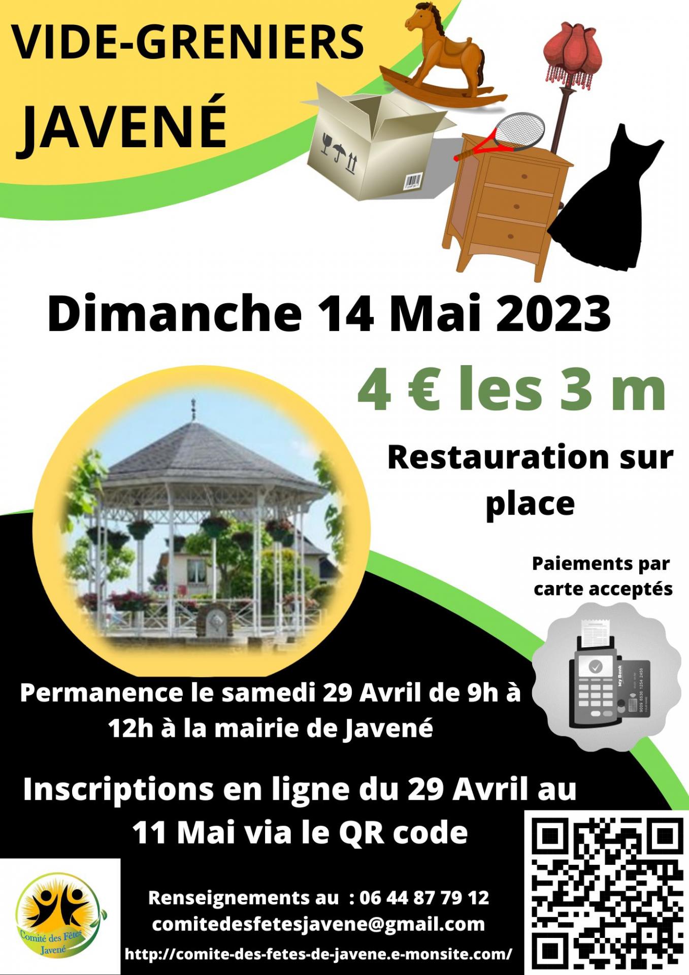 Affiche vide greniers 2023